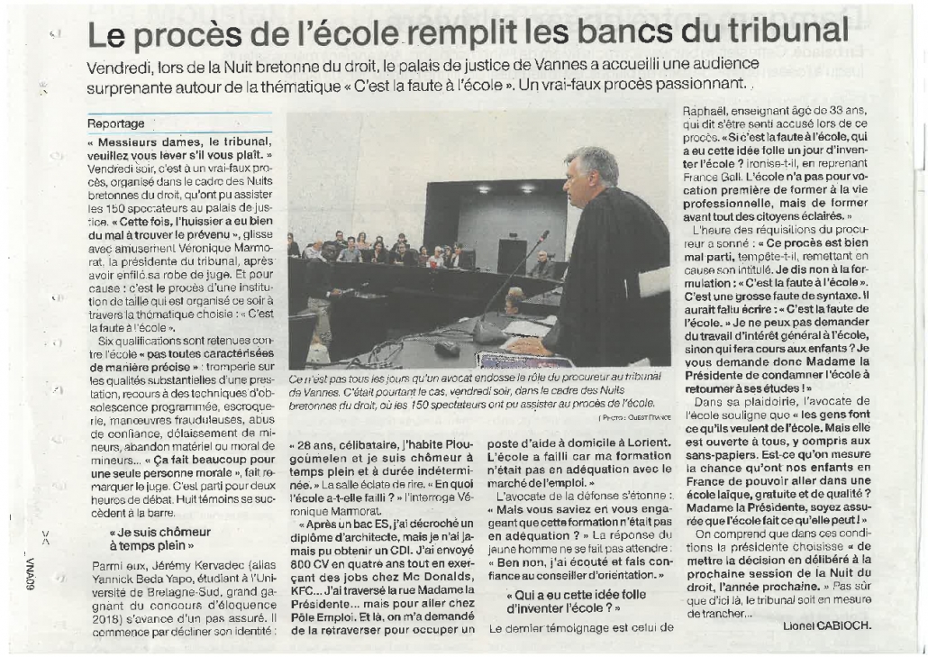 Article Ouest France 6 X 19 2 Pdf