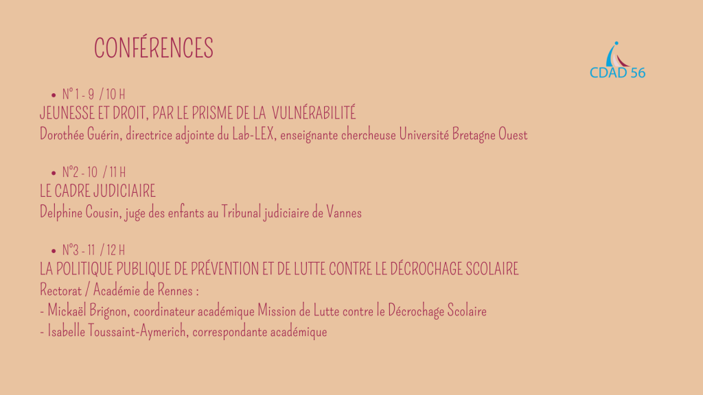 Conférences Colloques