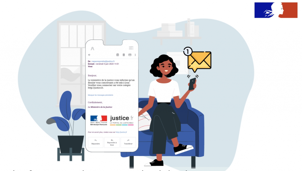 Lancement de l’application mobile justice.fr