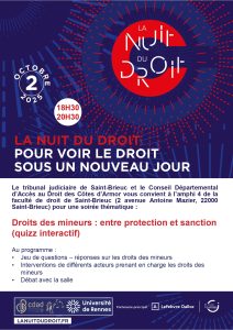 Affiche Nuit Du Droit 2025