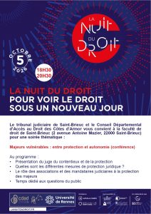 Affiche Nuit Du Droit 2026